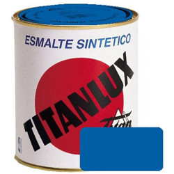 Pintura Esmalte Sintetico Azul Luminoso 750 ml.Titanlux