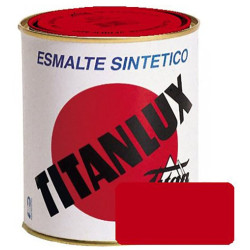 Pintura Esmalte Sintetico Bermellón 750 ml.Titanlux