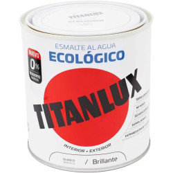 Pintura Esmalte Ecologico Blanco Brillo 750 ml. Titanlux