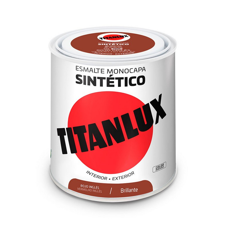 Pintura Esmalte sintetico Rojo Ingles 125 ml.Titanlux