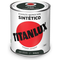 Pintura Esmalte Sintetico Verde Carruaje 250 ml.Titanlux