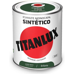 Pintura Esmalte Sintetico Verde Mayo 125 ml.Titanlux