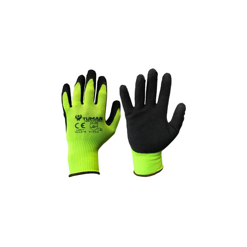 Guante Tuman Verde  Talla 10 XL