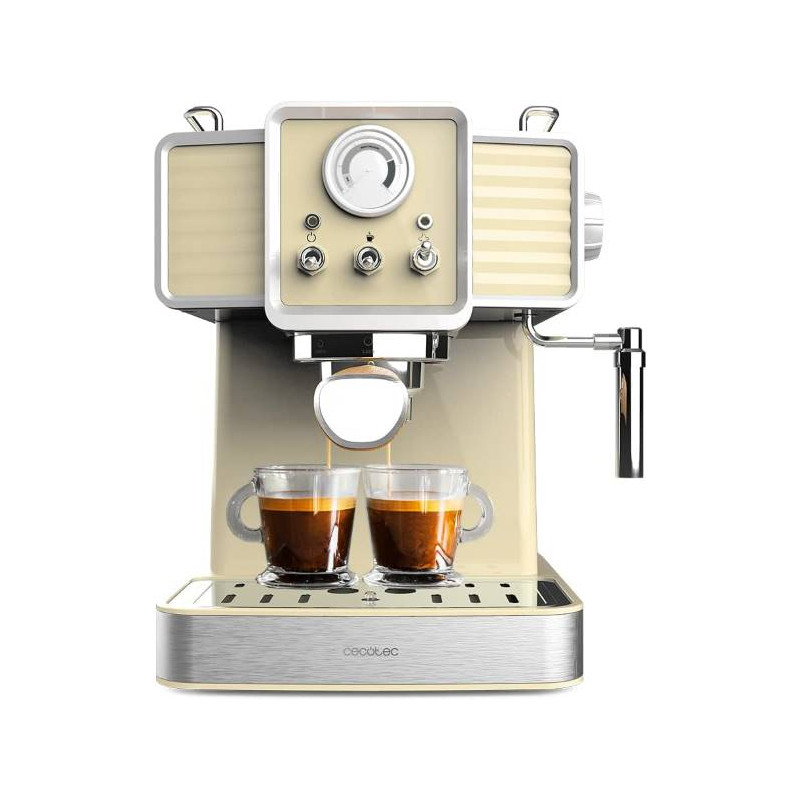 Cafetera Cecotec Power Espresso 20 Tradizionale Light Yellow Cafetera Cecotec Power Espresso 20 Tradizionale Light Yellow