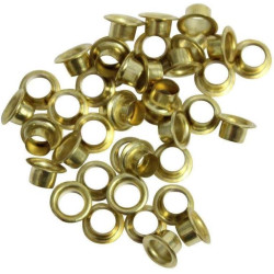 Ojetes Lona Blister 20 ud. 10mm