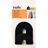 Percha Negra Arco Adhesiva ref. 2182