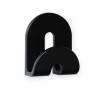 Percha Negra Arco Adhesiva ref. 2182