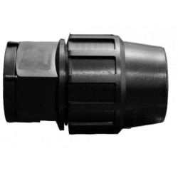 Terminal Polietileno Negro Rosca Hembra 32-1"