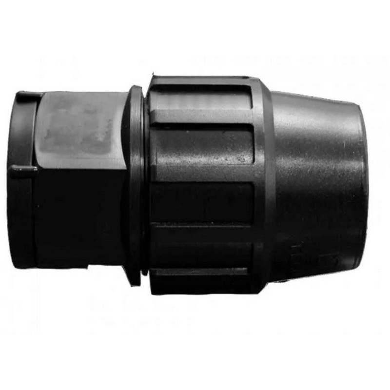 Terminal Polietileno Negro Rosca Hembra 32-1"