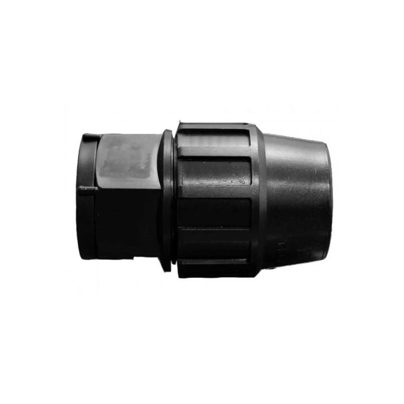 Terminal Polietileno Negro Rosca Hembra 50-1"1/2