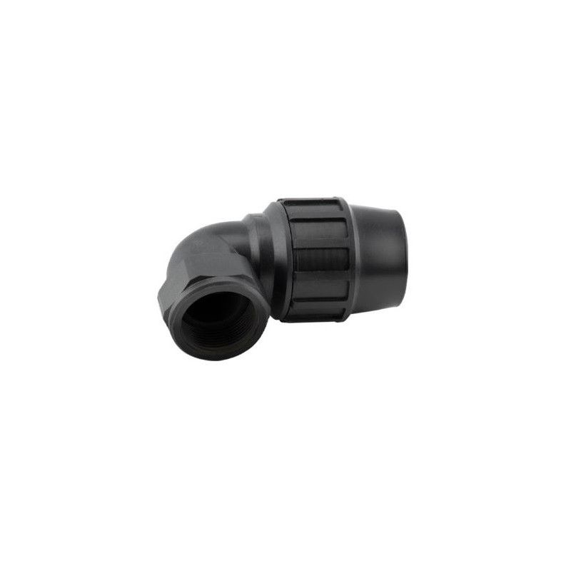 Codo Polietileno Rosca Hembra 20-1/2