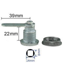 Cerradura Puerta Contador Agua (sin llave)