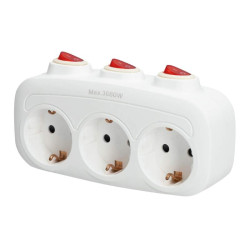 Ladron Triple Multi Interruptor
