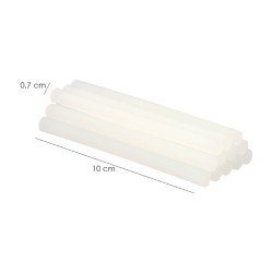 Silicona Termocolante en Barra 7.2 mm Pequeña 12 Ud.