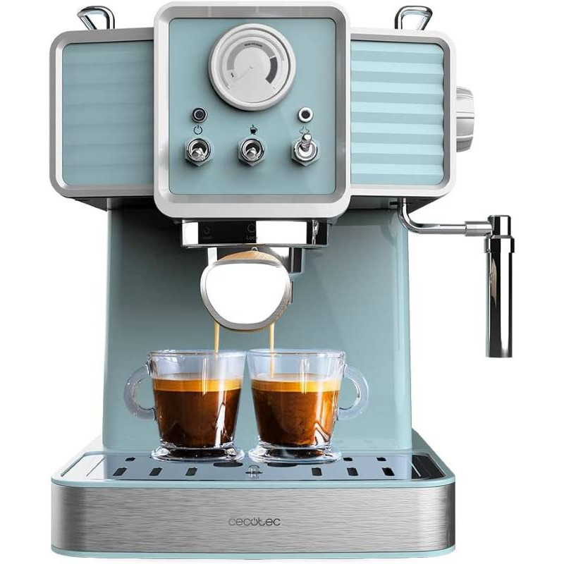 Cafetera Cecotec Power Espresso 20 Tradizionale Light Blue Cafetera Cecotec Power Espresso 20 Tradizionale Light Blue