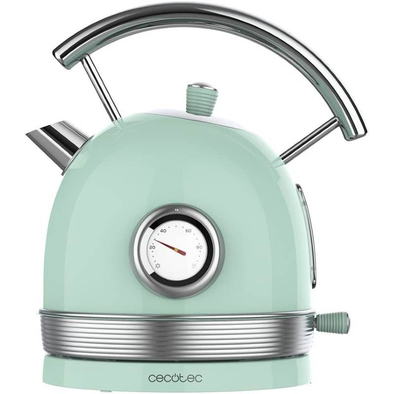 Hervidor agua Cecotec Thermosense 420 Vintage Light Green Hervidor agua Cecotec Thermosense 420 Vintage Light Green