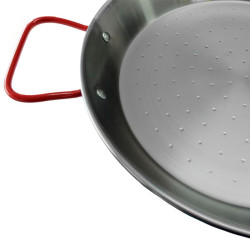 Paellera 55cm Acero Pulido 16 Raciones