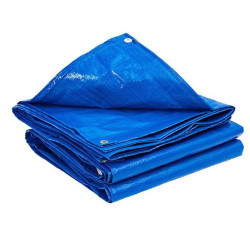 Toldo Lona Polietileno 3x4 Azul 70GSM