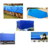 Toldo Lona Polietileno 3x4 Azul 70GSM