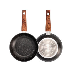 Sartén Inducción Aluminio Forjado Piedra 20 cm.