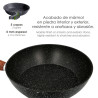 Sartén Inducción Aluminio Forjado Piedra 20 cm.