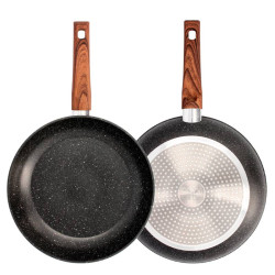 Sartén Inducción Aluminio Forjado Piedra 28 cm.