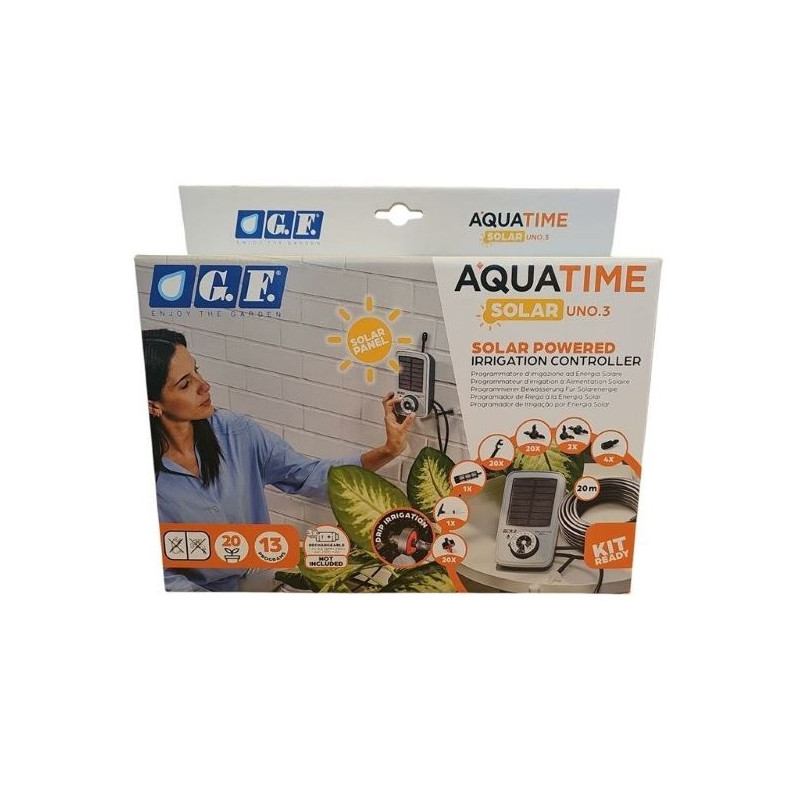 Kit Riego Con Panel Solar AQUATIME