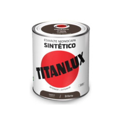 Pintura Esmalte Sintetico Tabaco 125 ml.Titanlux