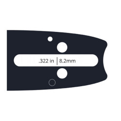 Espada Motosierra Laminada 325 058 72E 18" Husqvarna