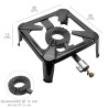 Hornillo + Quemador 30x30