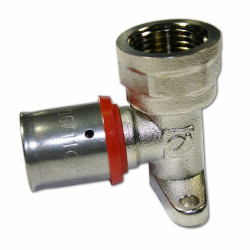 Codo Multicapa Placa Rosca Hembra 20-1/2
