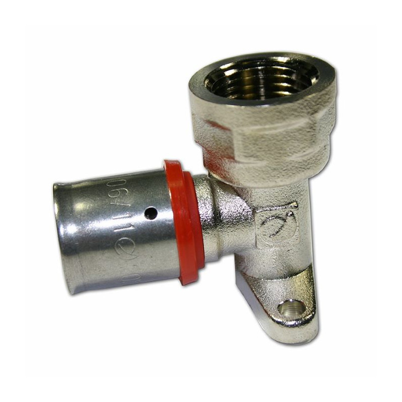 Codo Multicapa Placa Rosca Hembra 20-1/2