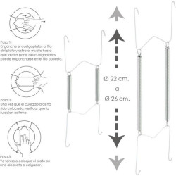 Cuelga Platos 22-26 cm