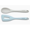 Set Menaje Silicona Espatula+ Cuchara 3 claveles