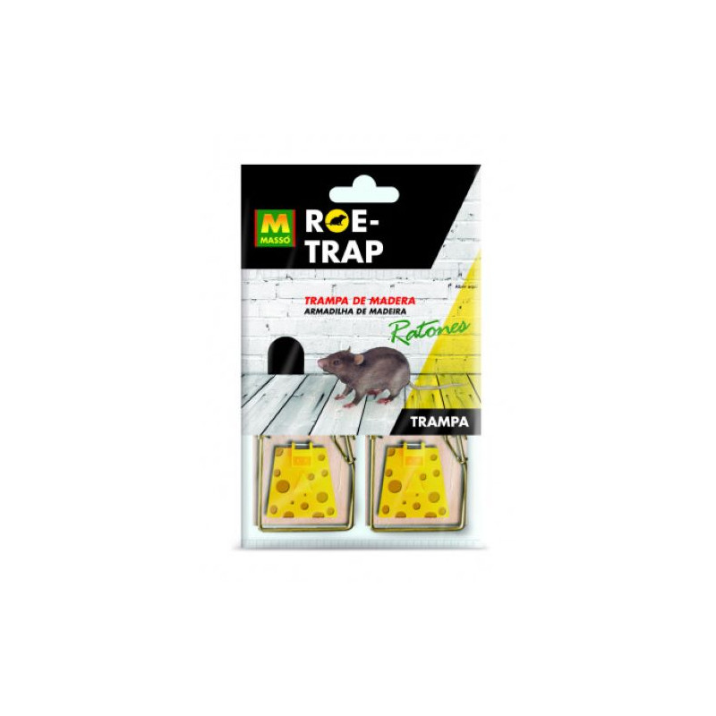 Trampa Madera Ratones Masso
