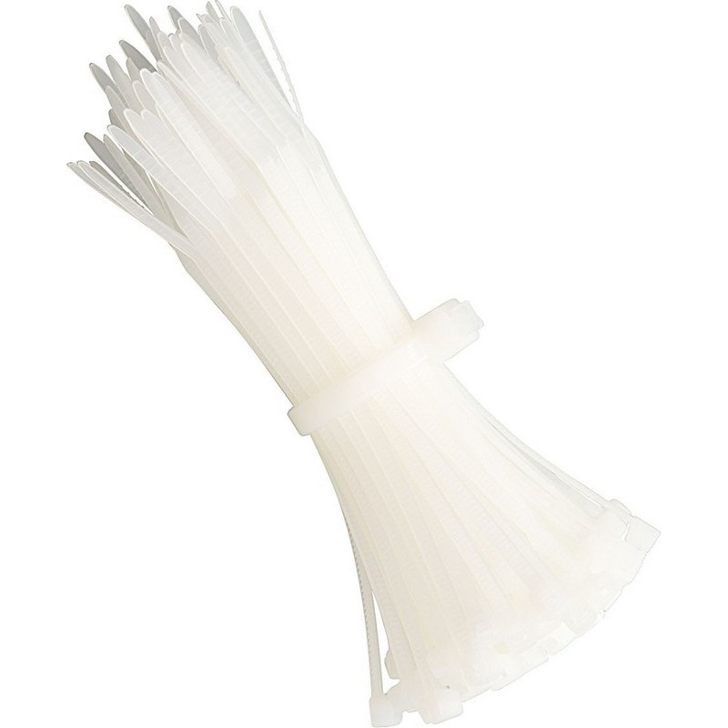 Brida Nylon Blanca 2.5x150 Cien
