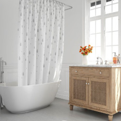 Cortina Baño Poliester 180x200 cm ORYX