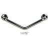 Asa Baño Inox. Angulo 135º  50cm