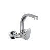 Grifo Fregadero Monomando Pared 15cm Caño Alto