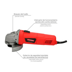 Amoladora wolfpack 900W S1M-JC7-115D