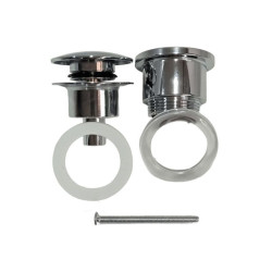 Válvula Clic-Clac Lavabo/Bidé 1"1/4 Cromo