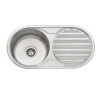 Fregadero Inox. 1 Seno + Escurridor Ref.SE8444