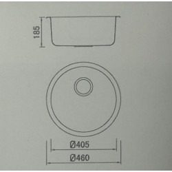 Fregadero Inox. 1 Seno ref. SE4646