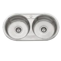 Fregadero Inox. 2 Senos ref.DE8445