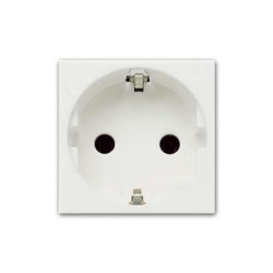 Enchufe Schuko Niessen Zenit Blanco 2288
