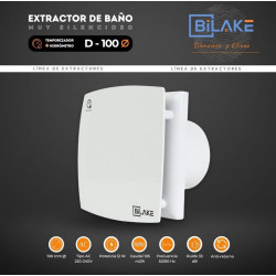 Extractor Cuarto Baño Bilake 12W