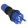 Clavija Enchufe goma 2+T 16A  ref. 706T