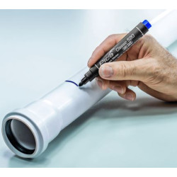 Rotulador Permanente 4 ud. rojo/azul/negro/blanco