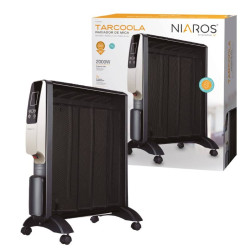 Radiador Mica Tarcoola Con Mando Max. 2000W Negro