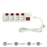 Alargadera Base 4 Con Multiple Interruptor Cable 1,5m